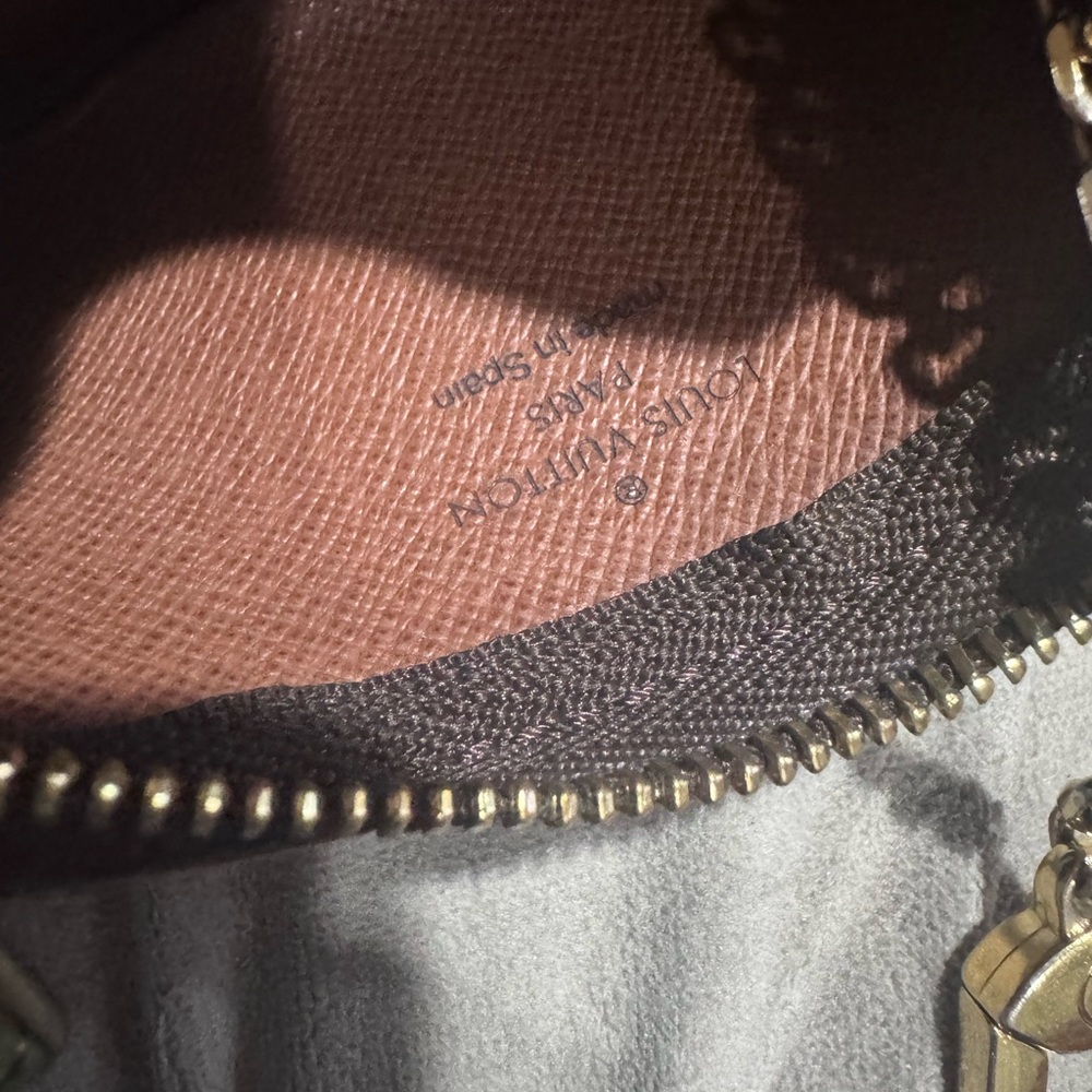 Louis Vuitton Monogram Coin Pouch in Brown and Tan - Picture 8 of 8